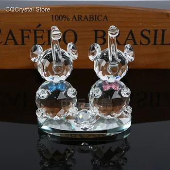 

CRYSTAL COUPLE ELEPHANT PAPERWEIGHT GLASS ANIMAL ELEPHANT FIGURINES ORNAMENT,ELEPHANT LADIES AND GENTLEMEN ,VALENTINE'S DAY GIFT
