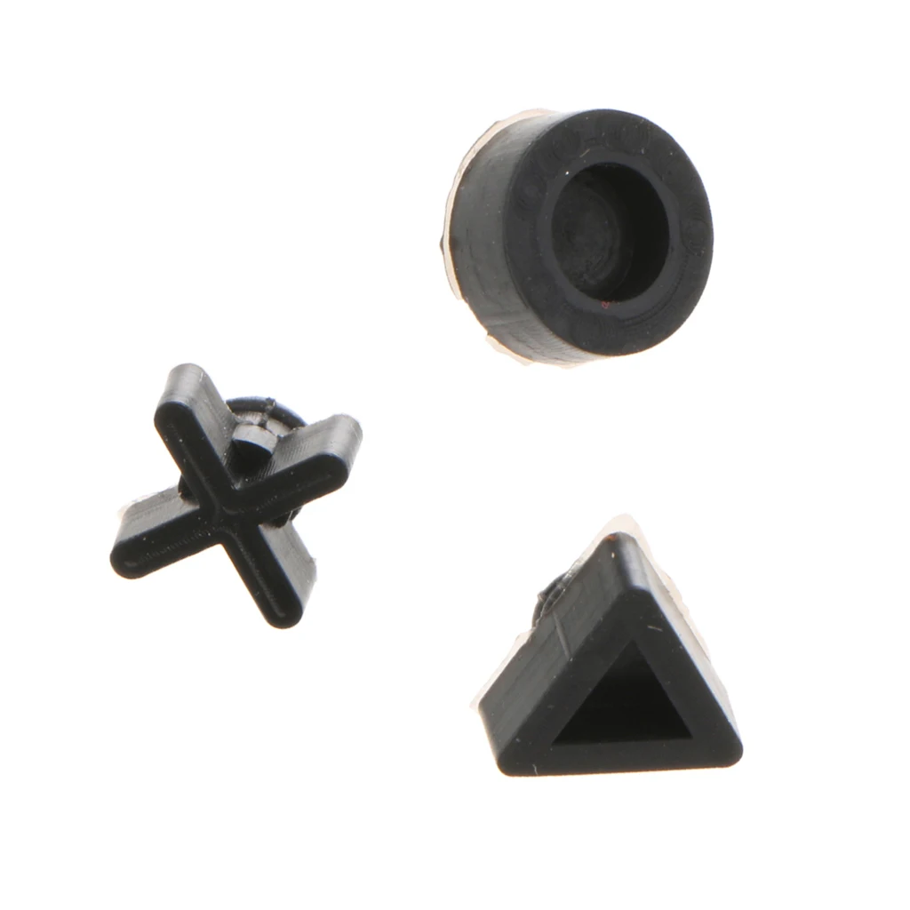 

3 Pieces Console Back Buttons Bottom Feet For PS4 Slim Repair Replacement