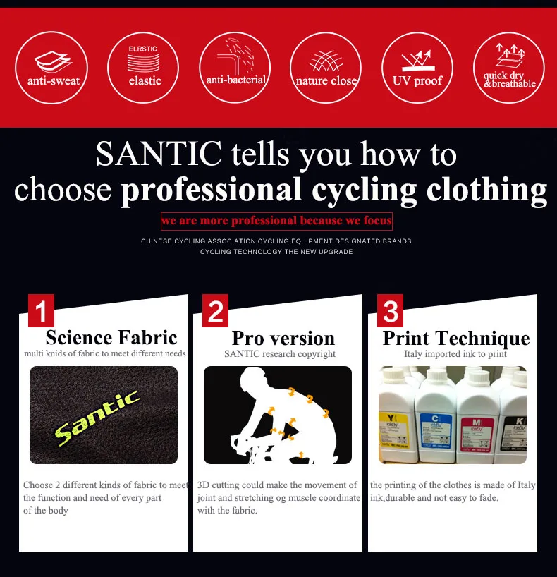 Santic Pro Велоспорт Джерси новинка для мужчин MTB дорожный велосипед Джерси короткий рукав дышащий велосипедный Трикотаж Высокое качество велосипедная одежда