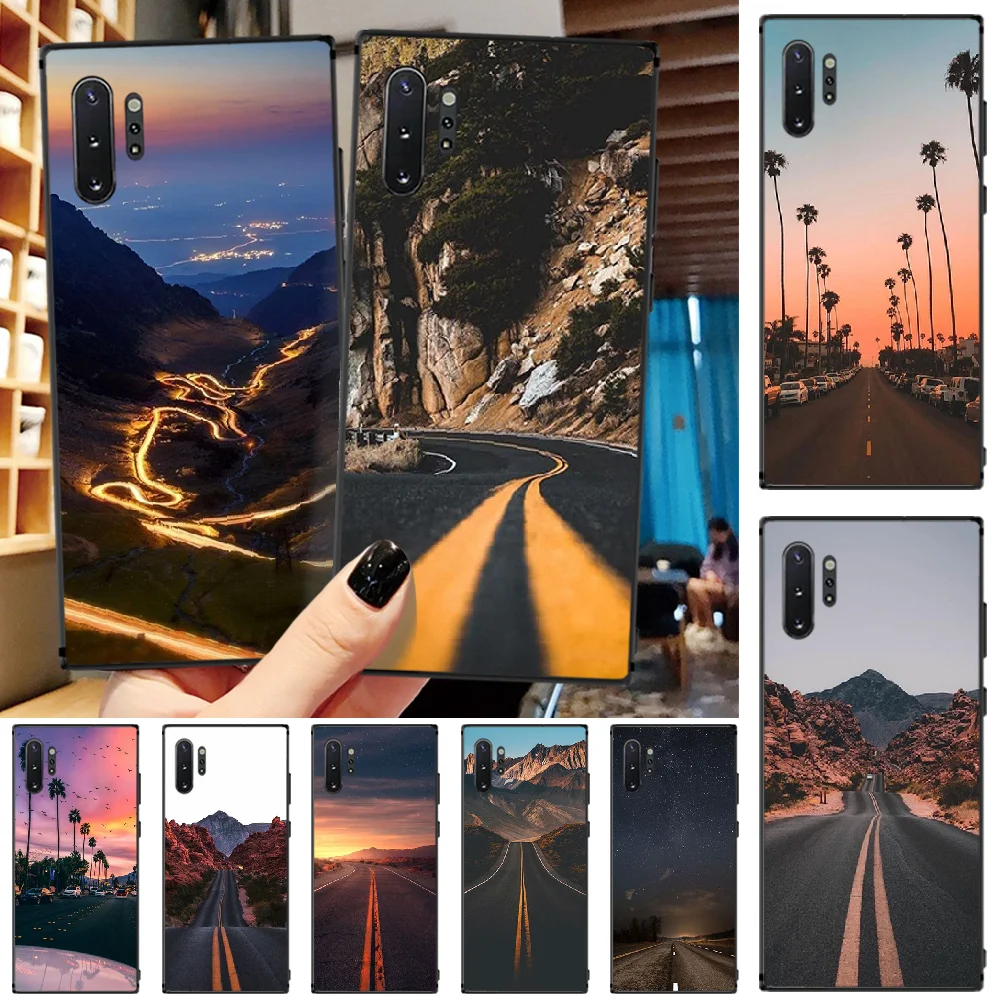 Viviana горный шоссе обои ТПУ Мягкий силиконовый чехол для телефона Samsung Note4 5 7 8 9 10