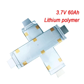 

10pcs 3.7v 60Ah lithium battery Lithium polymer battery for DIY 12V 24V scooter bike inverter Speaker RV Solar energy storage