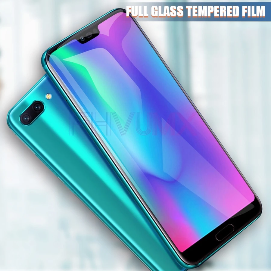 phone screen cover 9D Full Glue Protective Glass For Huawei Honor 8X 9X 8A 9A 8C 9C 8S 9S 9i 10i 20i 20S Play Tempered Screen Protector Glass Film phone screen protectors