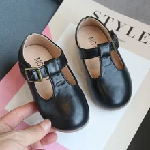 Детская кожаная Свадебная модельная обувь для девочек и мальчиков; детская черная обувь для школы; официальная обувь на плоской подошве; лоферы; мокасины; новая обувь