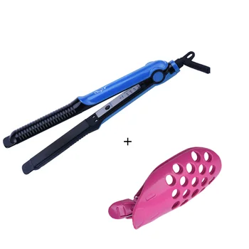 

2 In 1 Electric Hair Straightener Ceramic Straightening Iron Corrugated Electric Curling Iron Wave Hair Curler Styling Tools