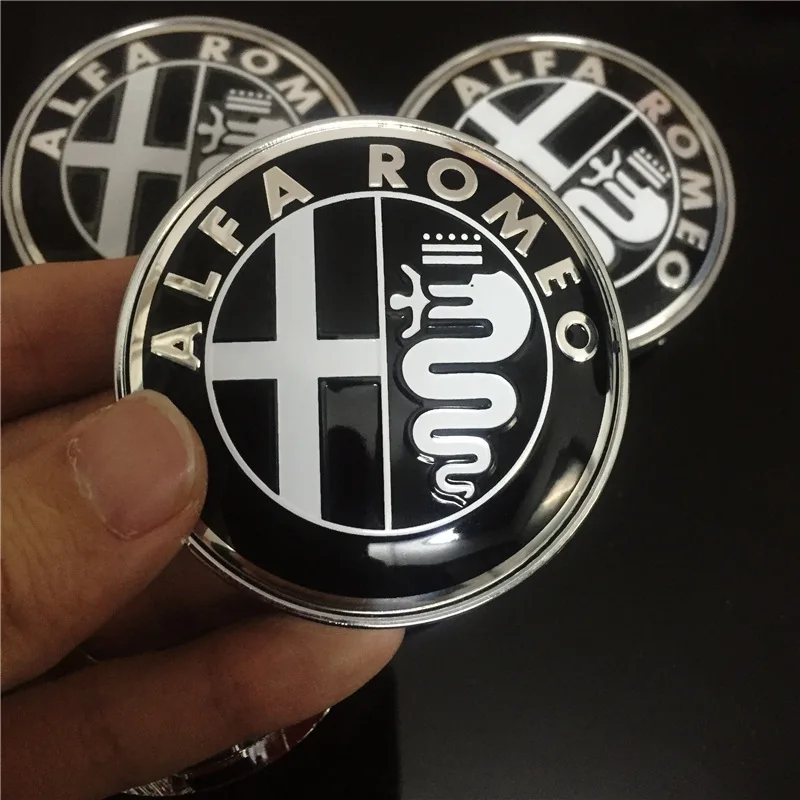 Применимый Alfa Romeo для центрального движения колеса центр Кепки alfaromeo Крышка Ступицы Колеса логотип изменение покрытие 60 Размеры с гальваническим покрытием