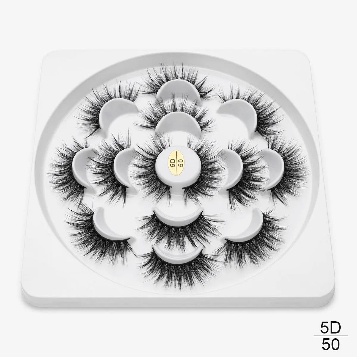 Ресницы из синтетического волокна - Цвет: 5D-50