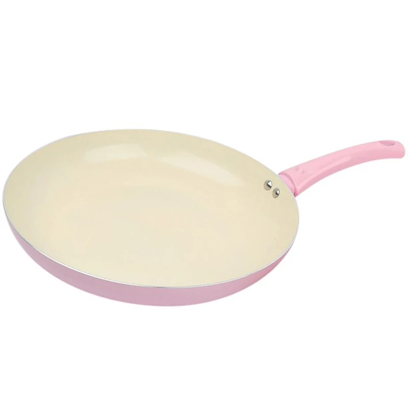 

10Inch Coating Frying Pan Double Bottom for Gas Induction Cooking Skillet Fry Pan Non-Stick Cookware