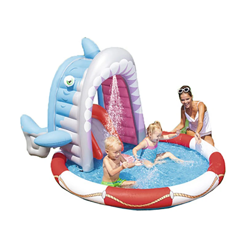 Kids Inflatable Swimming Pool Cartoon Baby Swimming Pool Large Paddling for Children Outdoor Above Ground