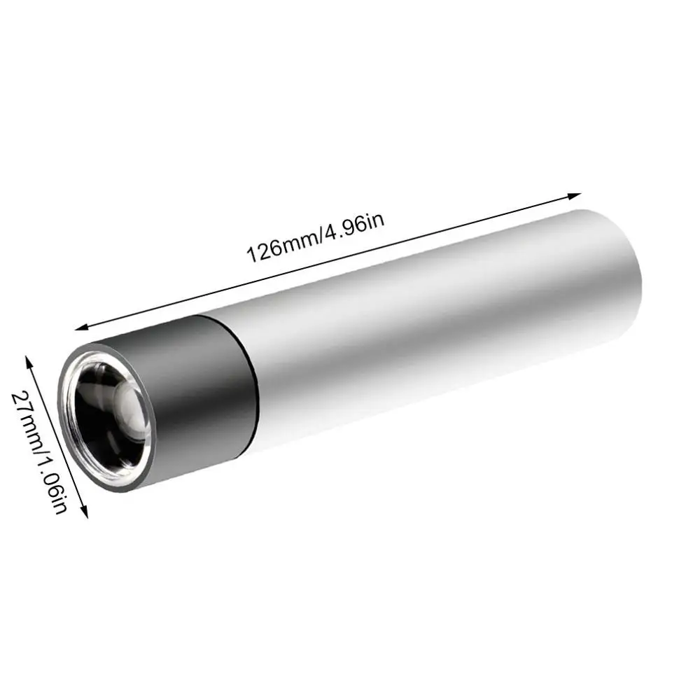 Алюминиевый сплав мини Usb зарядка блики T6 фонарик Многофункциональный Открытый аварийный мобильный мощный светодиодный фонарик 1200 мАч
