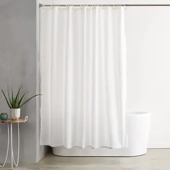 

Shower Curtain Liner 72x78 inch Gauge Light Weight Waterproof,Odorless with Rust-Resistant Grommets Holes Removable Liner