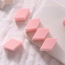 Косметическая губка 15or20 шт./партия ромб губка для лица Очищение Красота макияж губки для Для женщин Make Up для сухой и влажной уборки, мягкий
