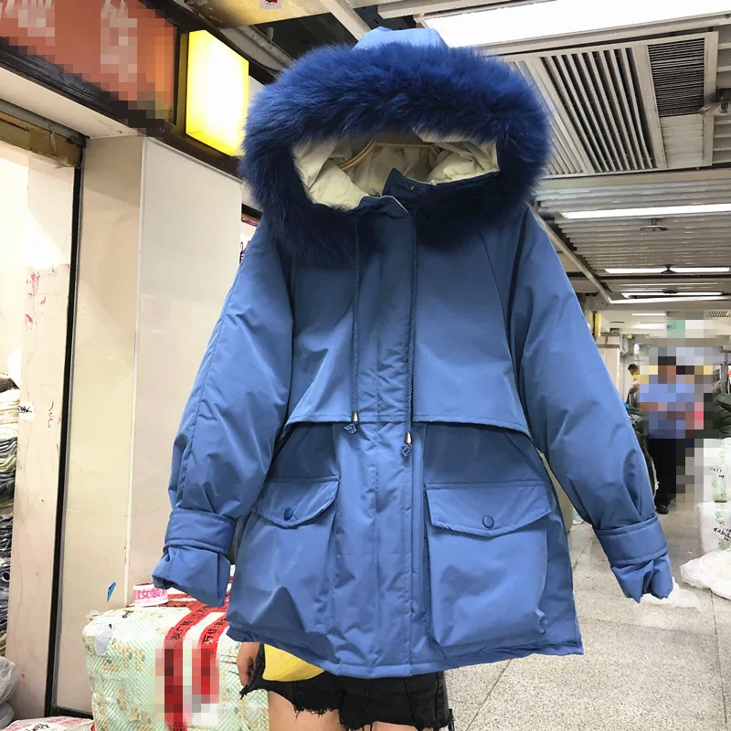 Новая парка женские зимние пальто женские длинные хлопковые повседневные меховые куртки с капюшоном теплые парки женские пальто Casaco Feminino