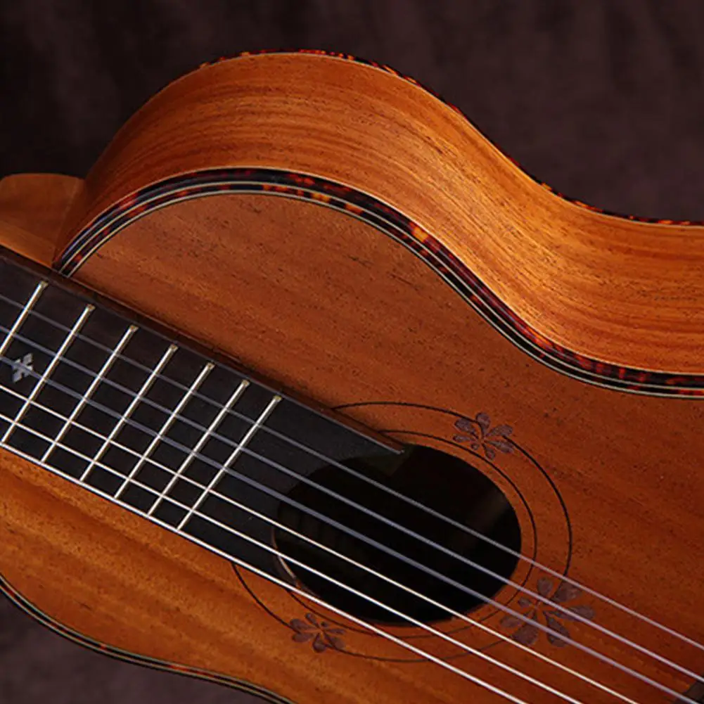 Монтажная 30 дюймов 20 лада гитара Гавайские гитары укулеле 6 струн Guitarlele