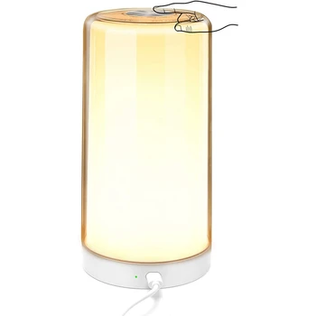

Table Lamp LED Press Bedside Lamps Memory Function Night Lights for Bedroom, Living Room, Study Desk