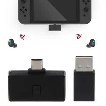 

Wireless Bluetooth Headset Receive Adapter for nintendo switch NS PS4 Transmitter Transceiver Headset Headphone