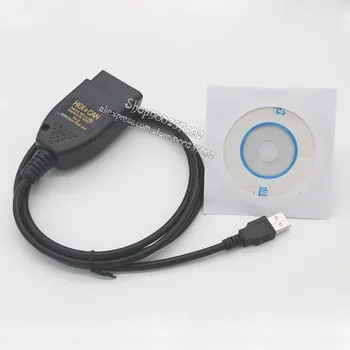 VAG COM 20.4 VAGCOM 20.4.1 VCDS HEX CAN USB Interface FOR VW AUDI Skoda Seat VAG 19.6 Multi-Language ATMEGA162+16V8+FT232RL
