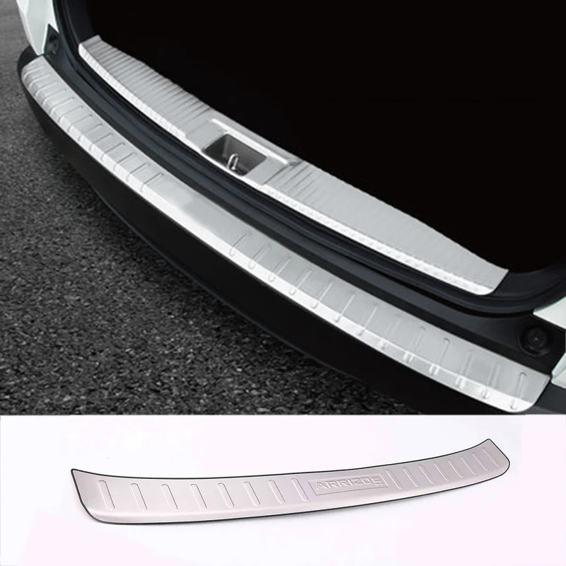 

Lsrtw2017 for Chery Arrizo 5 Car Trunk Sill Threshold Trims Guard Board Protector Interior Accessories Chrome 2016-2020