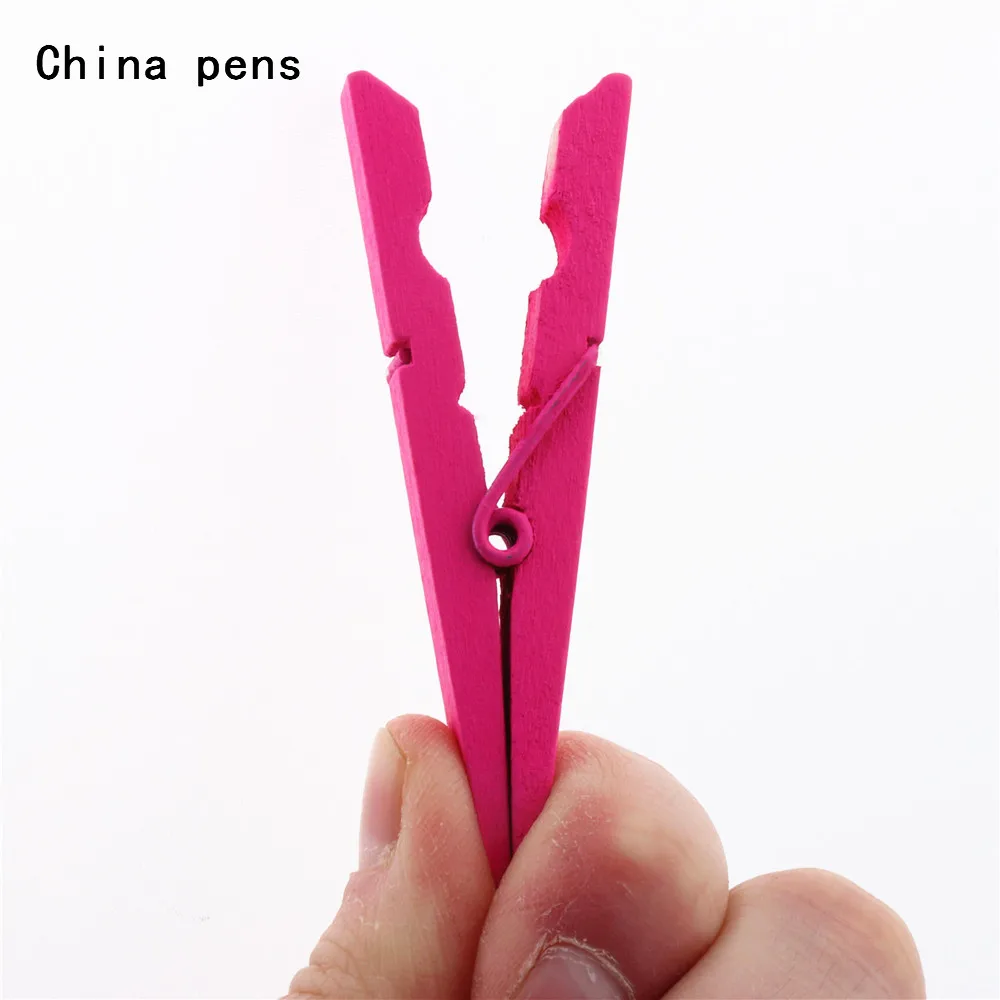Wooden Clips 2.5mm 3.5mm 4.5mm 6.0mm 7.2mm Photo Clips Clothespin Craft Decoration School Office clips wooden clips