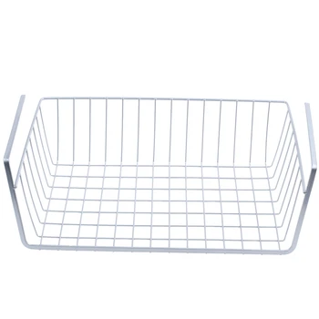 

New Storage Space Under Shelf Basket For Shelf Bibliotheque Placard Kitchen - Silver