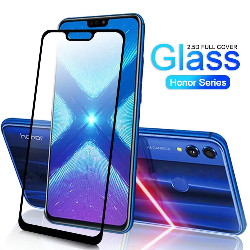 Закаленное стекло RONICAN защита экрана для Huawei Honor 8X с полным покрытием защитная