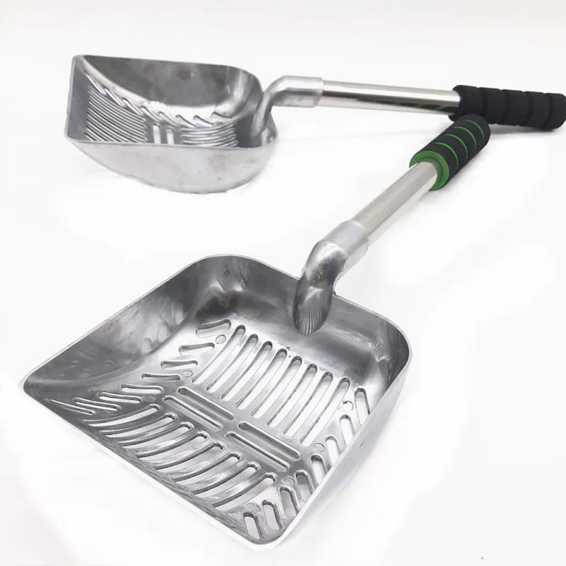 

Stainless Steel Cat Litter Scoops Large Pet Kitty Dog Litter Box Cleaner Shovel With Reinforced Comfort Handle