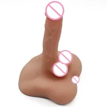 TPE Sex Dolls anal big Dildos no vibration Realistic Penis with Anal hole Flexible huge Dildos Sex Toys Products for Woman men