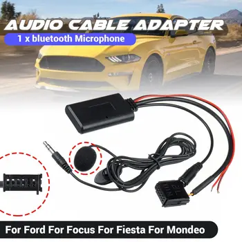 

Handsfree Car bluetooth 5.0 Aux USB Microphone Cable Adapter AUX Audio MIC for Ford For Focus For Fiesta For Mondeo