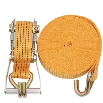 

Yellow Tie-Down Ratchet Straps J HooksTie-Down Ratcheting Cargo Truck Straps Wire Hook Ends J-Hook Ratchet Strap TieDowns
