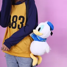 Плюшевый кукольный рюкзак с изображением Дональда Дака из мультфильма г. Осенне-зимний Корейский стиль сумка на плечо милый рюкзак для девочек