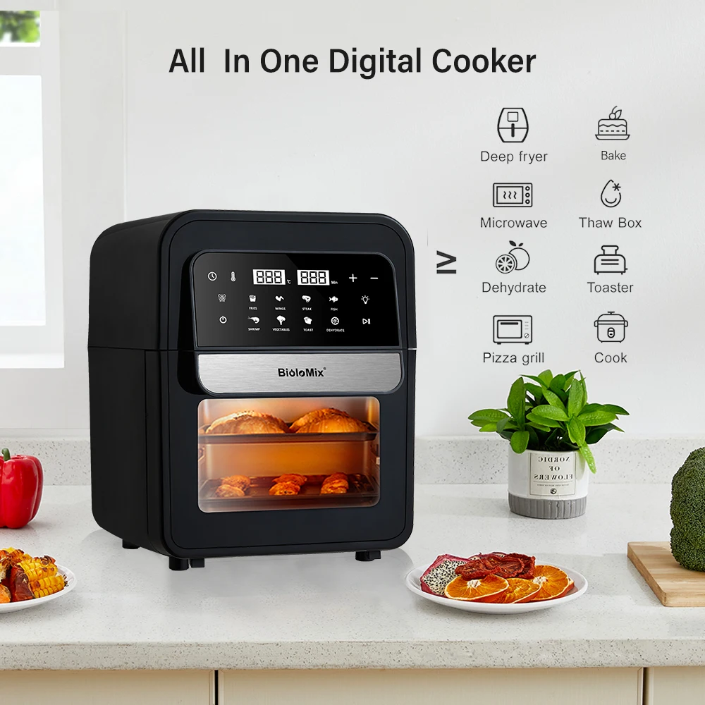 12L Air Fryer Countertop Oven with Dehydrator and Rotisserie - China Air  Fryer and No Oil Fryer price