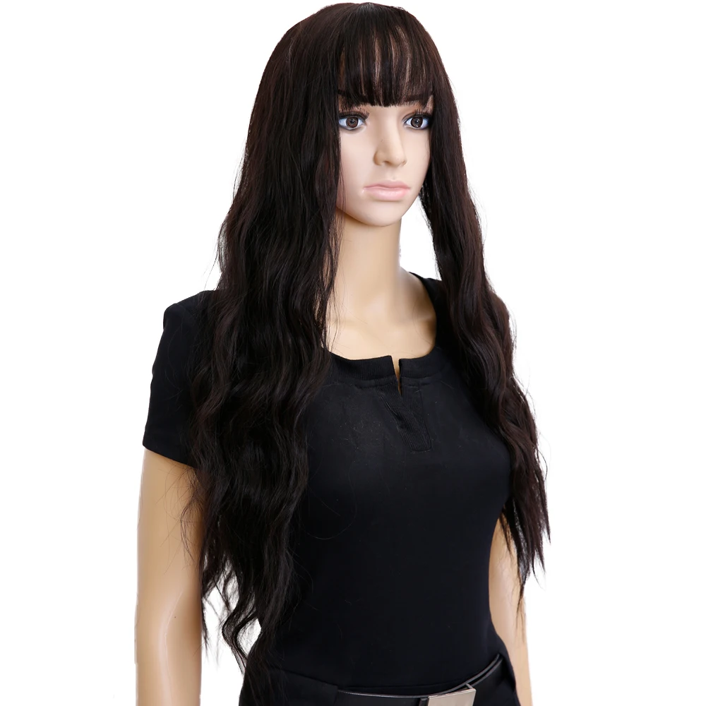 LANLAN парик для женщин набор длинных вьющихся волос волнистые волосы воздушные