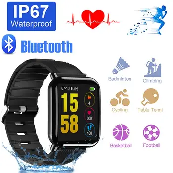 

W2 1.3' 2.5D Large Screen Heart Rate Sleep Monitor Smart Watch Sports Mode Message Display 15Days Standby Smart Watch