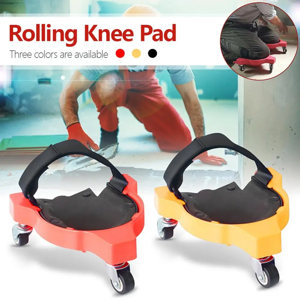 1PC Rolling Knee Protection Pad with Wheels Padded Creeper Platform Laying Tile or Vinyl Auto Painted Repair Protecting | Спорт и