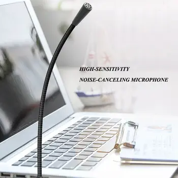 

Omnidirectional Microphone High Sensitivity USB Mic for PC/Laptop/Computer