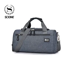 Scione sacos de desporto de viagem dos homens luz bagagem cilindro de negócios bolsa feminina ao ar livre duffel fim de semana crossbody bolsa de ombro pacote(China)