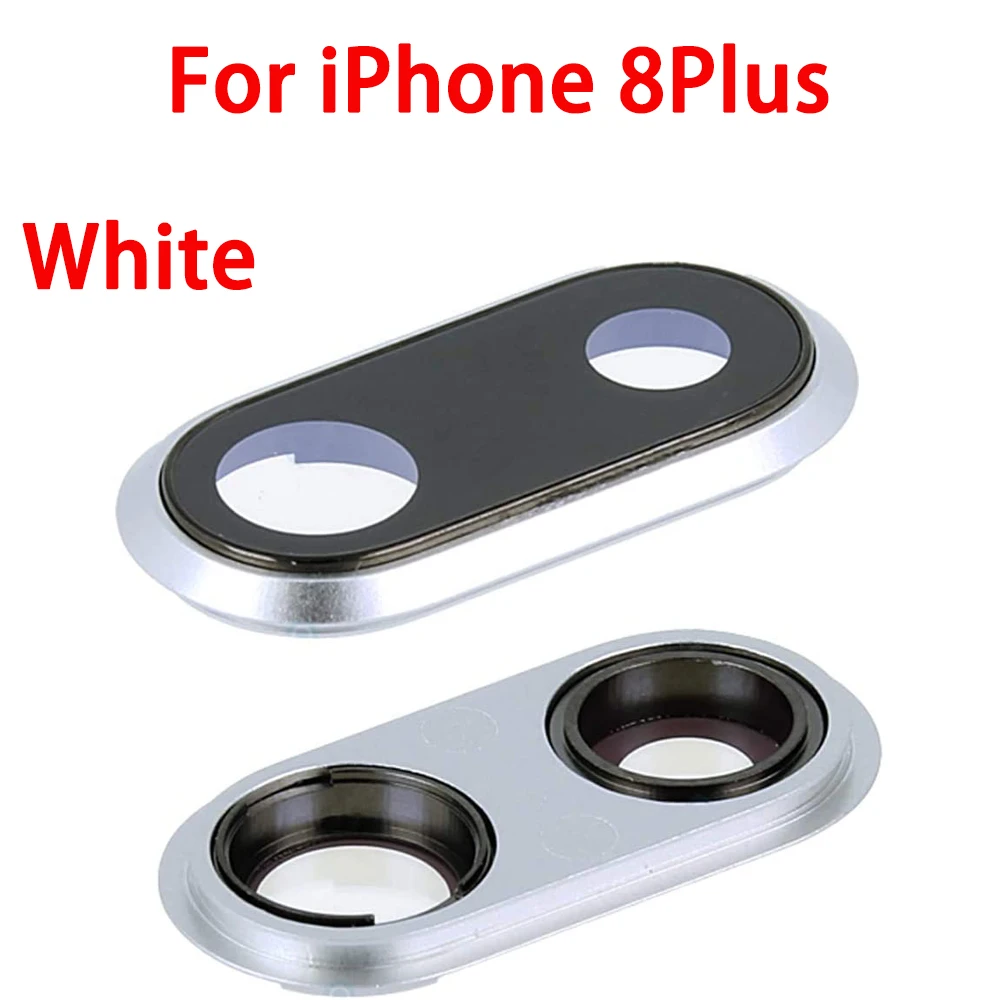 Back Rear Camera Lens Glass Cover With Frame Replacement Part For iPhone 6 6s 6Plus 6sPlus 7 7Plus 8 8Plus moment phone cases Lenses