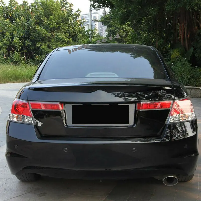 Для Honda Accord Sedan 2008 2009 2010 2011 2012 багажник спойлер задней крышки спойлер Неокрашенный разглаживающий праймер