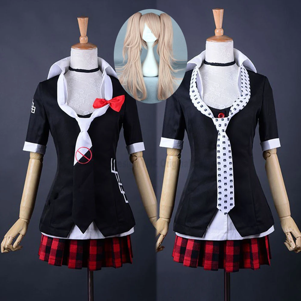Danganronpa Dangan Ronpa Дзюнко Эносима Emboitement Inushio Kimuchi символ знак Косплей Костюм| |