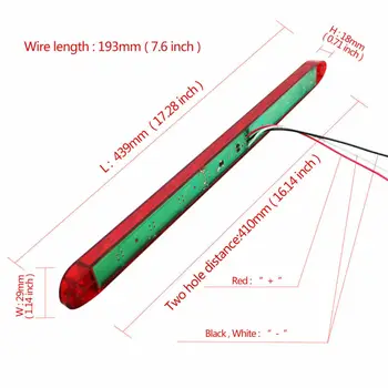 

Replacement 9 LED Light Bar Turn Tail Lamp 3rd Brake Light Truck Accessories
