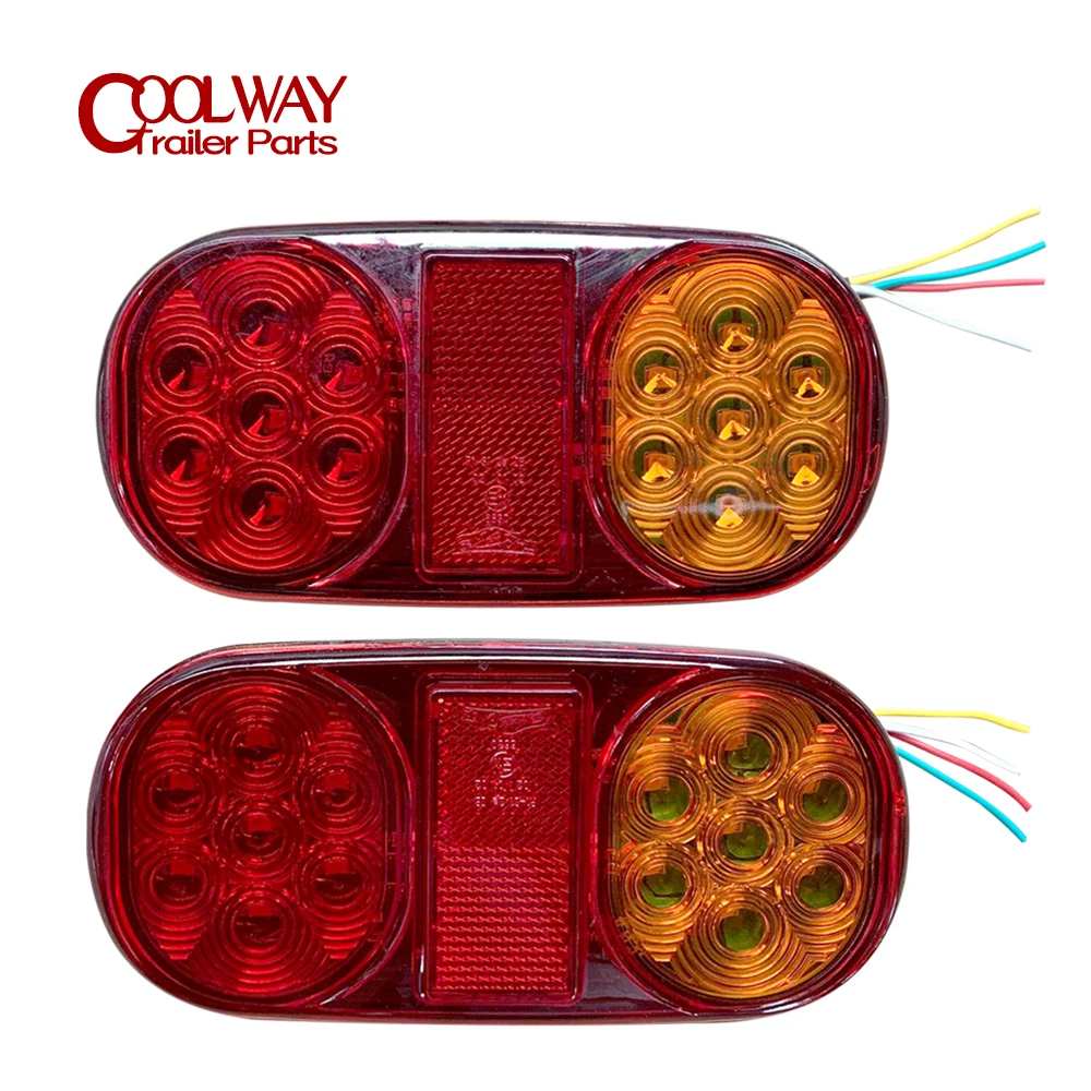 (2PCS/1PAIR) 12V LED Tail Light Number Plate Submersible Rear Lamps  Boat Trailer RV Parts Camper Accessories Caravan Components 2pcs 70x8x3mm ptc electric heater element 24v 140 degree constant temperature ptc heating plate insulated film wattage 5 25w