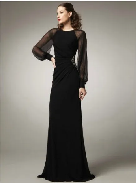 #Special Offers Zwarte Chiffon Lange Mouwen Crystal Vestido De Renda Festa Party Gown Avond Robe De Soiree 2018 Moeder Van De Bruid jurken #Special Offers Zwarte Chiffon Lange Mouwen Crystal Vestido De Renda Festa Party Gown Avond Robe De Soiree 2018 Moeder Van De Bruid jurken