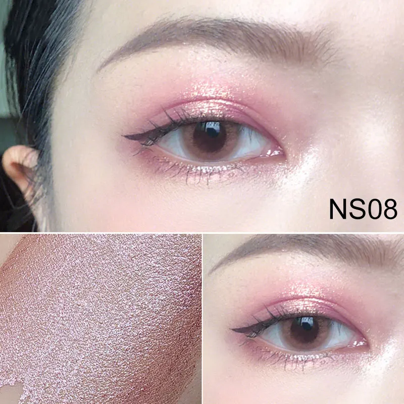 08 Liquid Eyeshadow Shimmering Glitter High Glossy Long Lasting Eye Shadow LDO99 - Цвет: 08