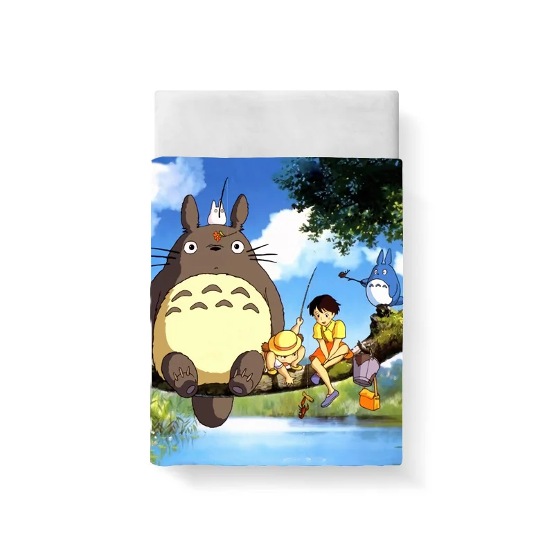 CD0616 King size Parure De Lit Enfant мультфильм Тоторо постельное белье Комплект Parure De Lit 2 Personnes постельные принадлежности набор роскошный Conforter лист - Цвет: CD0616