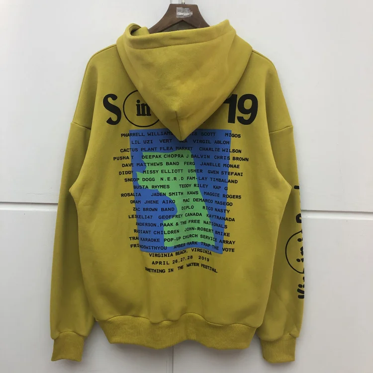 Kanye CPFM. XYZ Pharrell SITW Женская/мужская толстовка с капюшоном свитшоты мужские и женские Лоскутные Свободные повседневные уличные весенне-осенняя толстовка с капюшоном