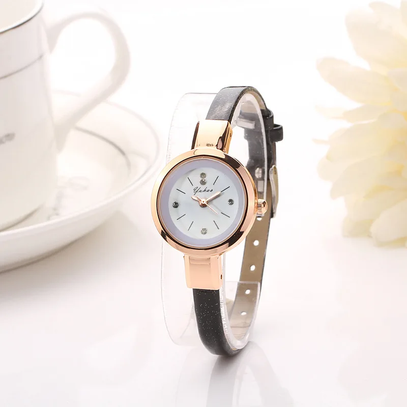 

2016 Bracelets Quartz Watch Men's Ladies' Watch Student Watch South Korea High Quality Polyurethane Belt Thin Drawstring Watch