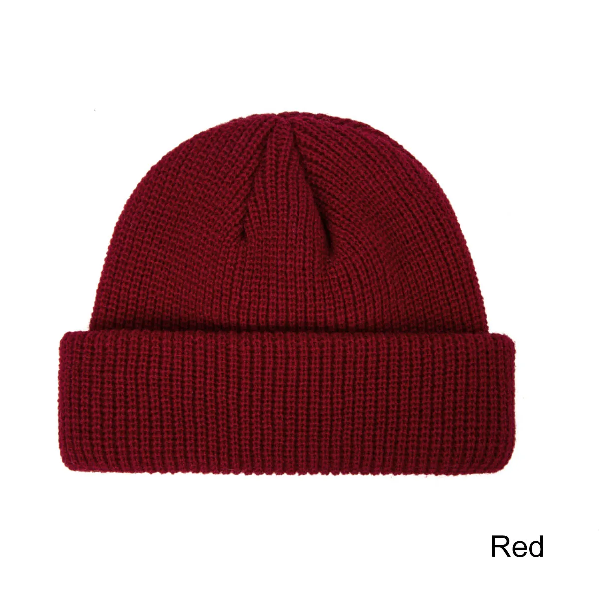 DMROLES Новая мода родитель-детский головной убор вязаная зимняя детская шапка для мальчиков и девочек вязаная теплая шапка для взрослых и детей Универсальная - Цвет: red