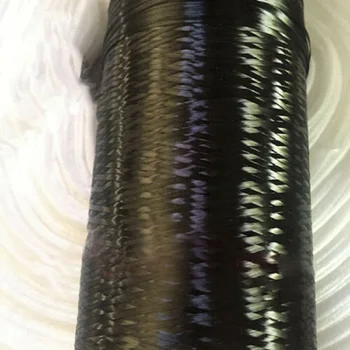

50m 100m Length Black 4000MPa 3K Carbon Fiber Tow Filament Yarn Thread Tape