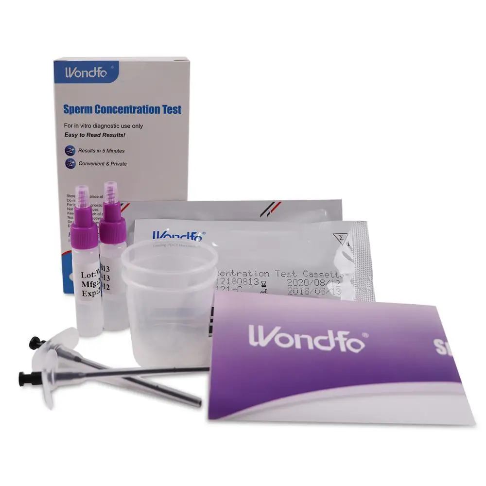 

Wondfo Brand New 2 Tests One Step Sperm Concentration Quickest Test Over 99% Accuracy