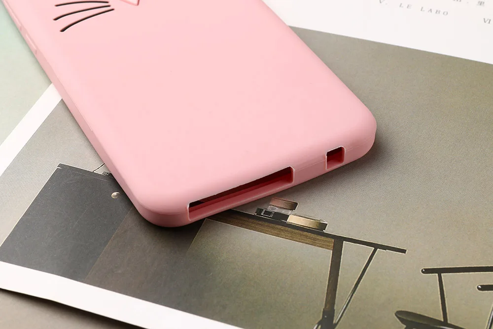 3D милый Кот силиконовый чехол для huawei Y9 Y6 Y7 Pro Y5 Prime чехол Honor 7A 7C фотоаппаратов моментальной печати 7S Y3 II 2S Nova 2 Lite чехол s