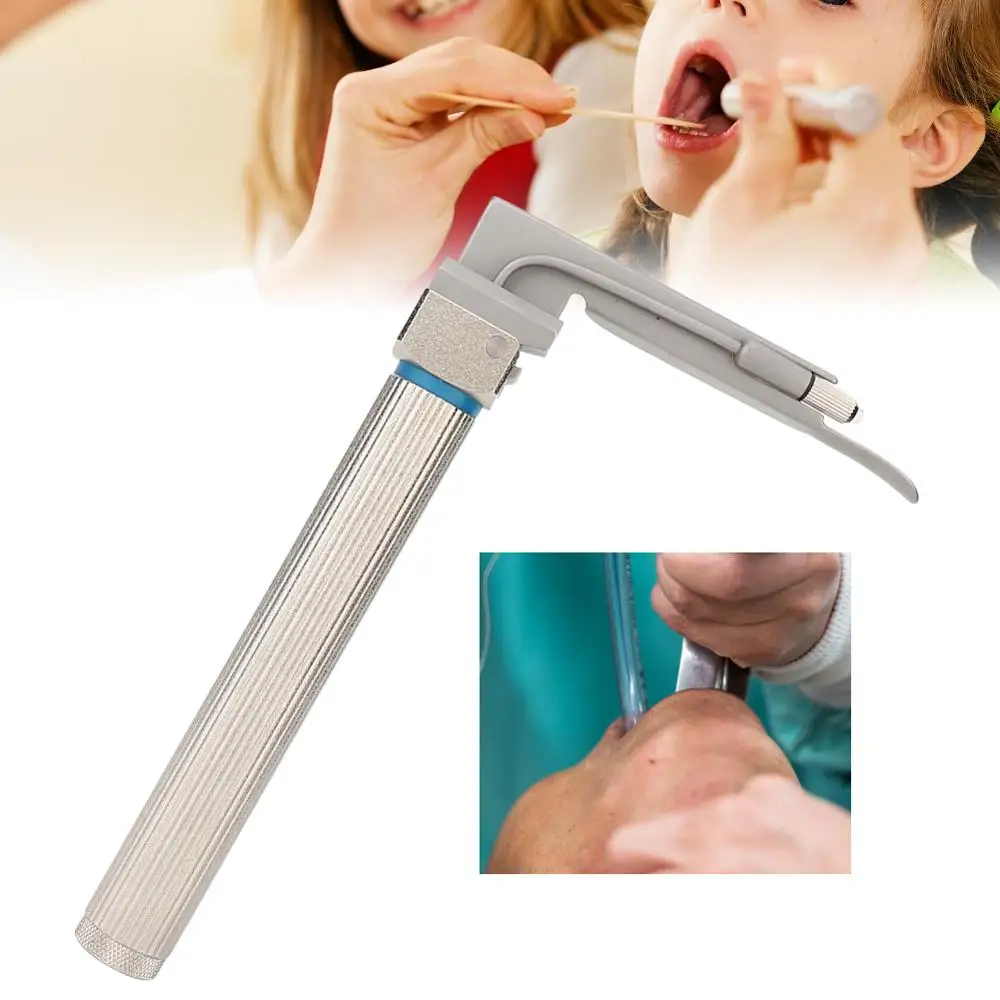 

LED Medical Children's Anesthesia Laryngoscope Kit VET Tracheal Intubation High Temperature Sterilization Throat Detection Tools